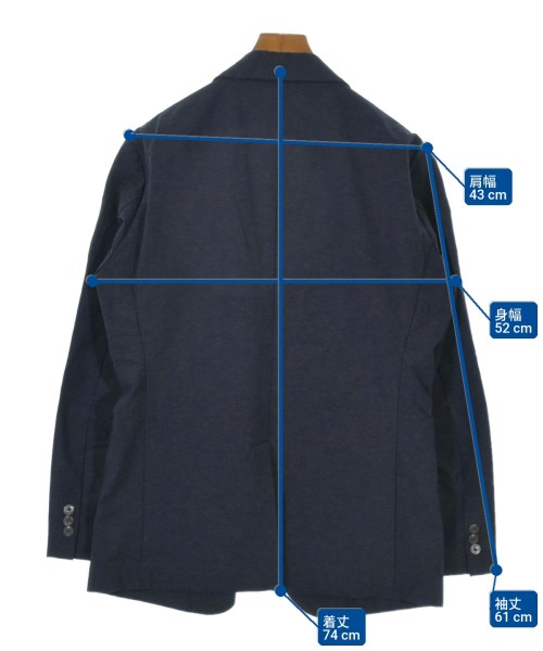 EPOCA UOMO（エポカウォモ）テーラードジャケット 紺 サイズ:50(XL位) メンズ/2200639348018