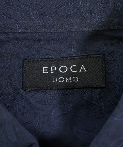 EPOCA UOMO（エポカウォモ）カジュアルシャツ 紺 サイズ:48(L位) メンズ/2200726541148