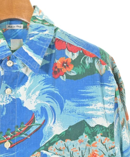 120% lino（１２０パーセントリノ）カジュアルシャツ 青 サイズ:-(L位) メンズ/2200620559119