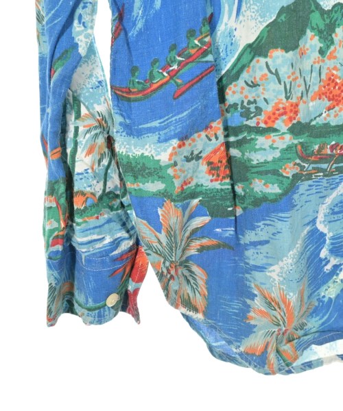 120% lino（１２０パーセントリノ）カジュアルシャツ 青 サイズ:-(L位) メンズ/2200620559119