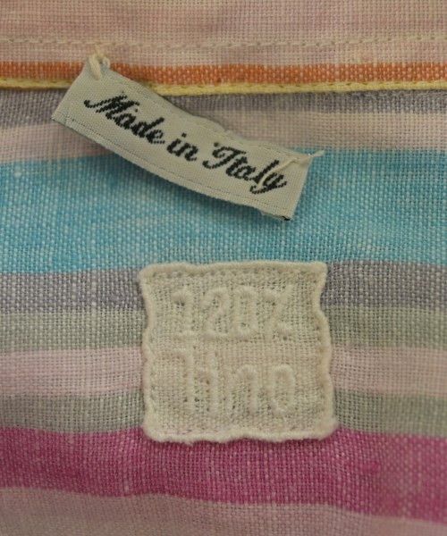 120% lino（１２０パーセントリノ）カジュアルシャツ 白 サイズ:L メンズ/2200618010561