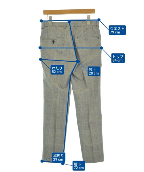 BEAMS Lights（ビームスライツ）スラックス グレー サイズ:S メンズ/2200617624196