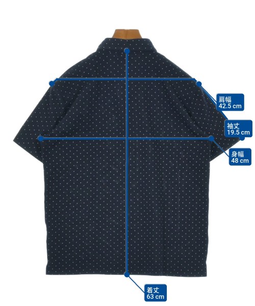 BEAMS Lights（ビームスライツ）ポロシャツ 紺 サイズ:M メンズ/2200631956051