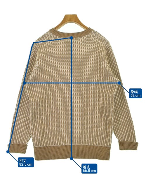 BEAMS Lights（ビームスライツ）ニット・セーター ベージュ サイズ:M メンズ/2200622661025