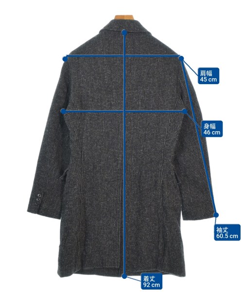 BEAMS Lights（ビームスライツ）チェスターコート グレー サイズ:M メンズ/2200669363012