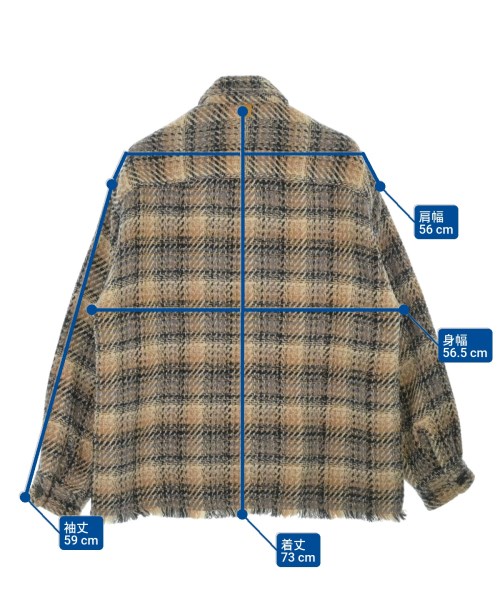 BEAMS Lights（ビームスライツ）カジュアルシャツ 茶 サイズ:L メンズ/2200681009011