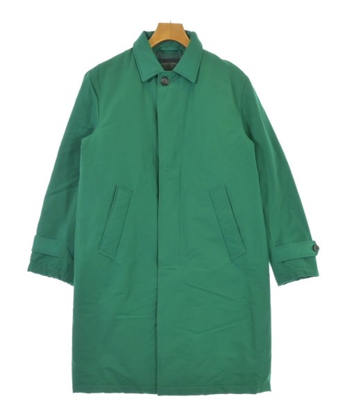 BEAMS Lights(ビームスライツ)ステンカラーコート 緑 サイズ:S/2200634224034