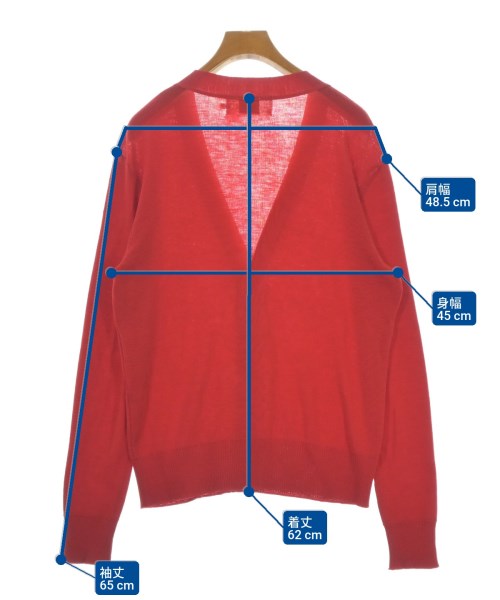 BEAMS Lights（ビームスライツ）カーディガン 赤 サイズ:M メンズ/2200662860402