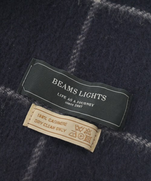 BEAMS Lights（ビームスライツ）マフラー 紺 サイズ:- メンズ/2200664941161