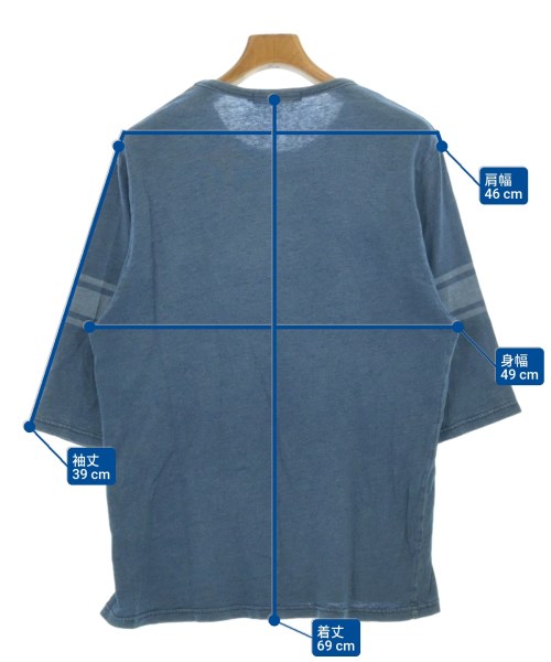 BEAMS Lights（ビームスライツ）Tシャツ・カットソー 青 サイズ:M メンズ/2200678469156