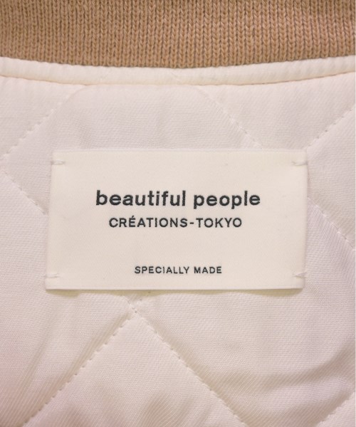 beautiful people（ビューティフルピープル）スタジャン ベージュ サイズ:42(L位) メンズ/2200490494336
