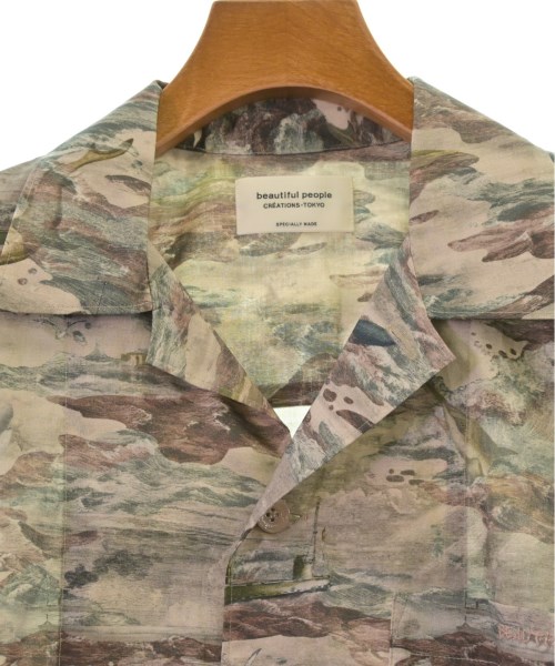 beautiful people（ビューティフルピープル）カジュアルシャツ ベージュ サイズ:40(M位) メンズ/2200490497986