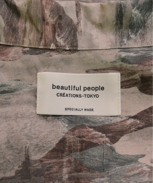 beautiful people（ビューティフルピープル）カジュアルシャツ ベージュ サイズ:42(L位) メンズ/2200490498037