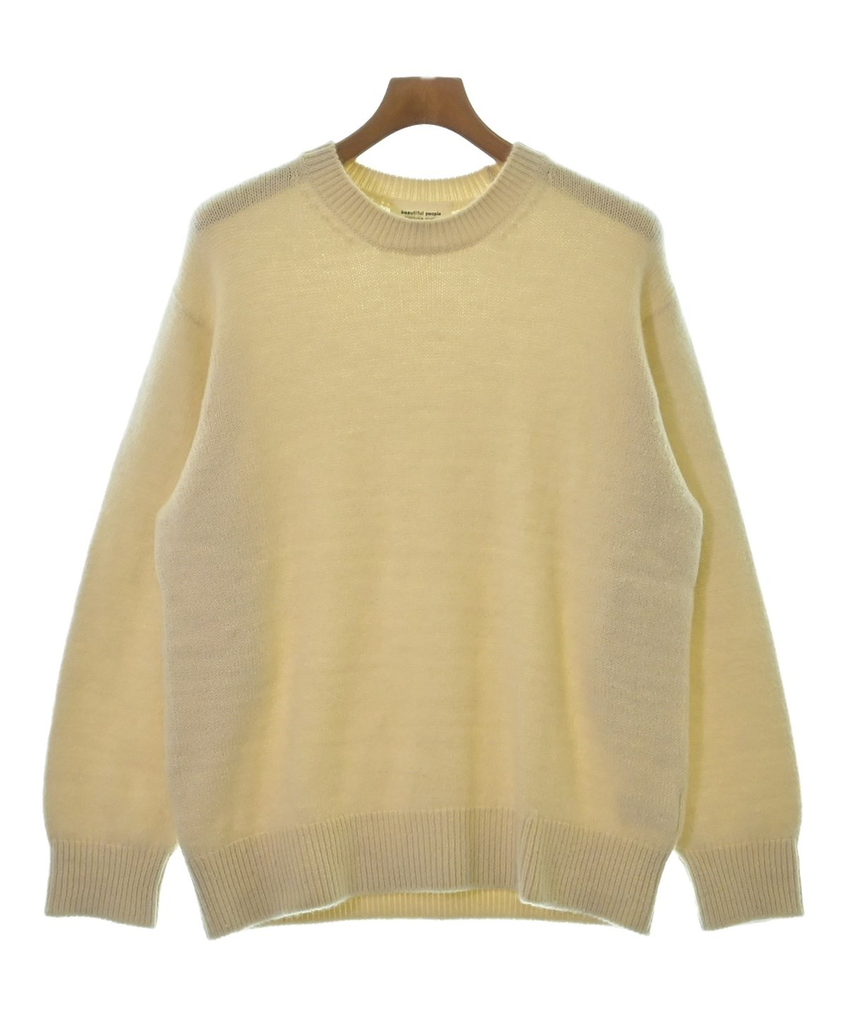 beautiful people（ビューティフルピープル）ニット・セーター 白  