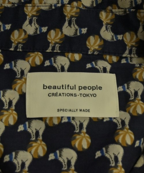 beautiful people（ビューティフルピープル）カジュアルシャツ 紺 サイズ:M メンズ/2200628353177