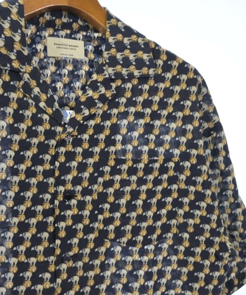 beautiful people（ビューティフルピープル）カジュアルシャツ 紺 サイズ:M メンズ/2200628353177