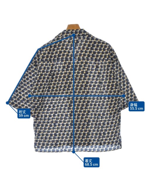 beautiful people（ビューティフルピープル）カジュアルシャツ 紺 サイズ:M メンズ/2200628353177