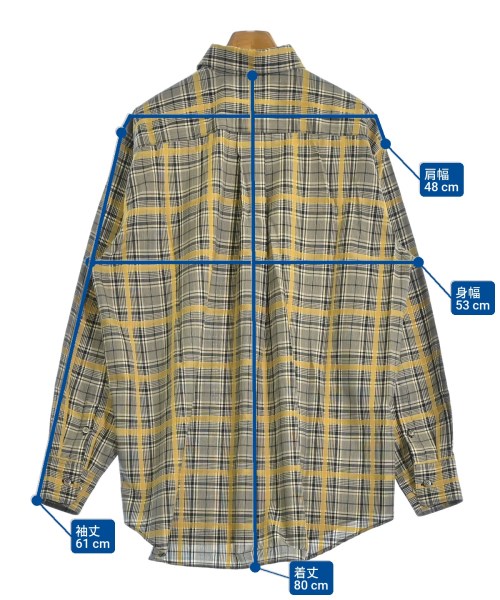 beautiful people（ビューティフルピープル）カジュアルシャツ 黒 サイズ:40(M位) メンズ/2200630672068