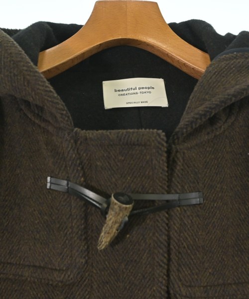 beautiful people（ビューティフルピープル）ダッフルコート 茶 サイズ:190(L位) メンズ/2200631465034