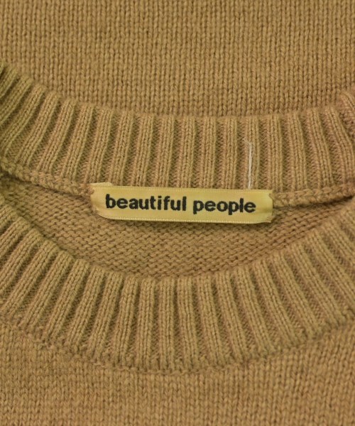 beautiful people（ビューティフルピープル）ニット・セーター ベージュ サイズ:160(L位) メンズ/2200614794168