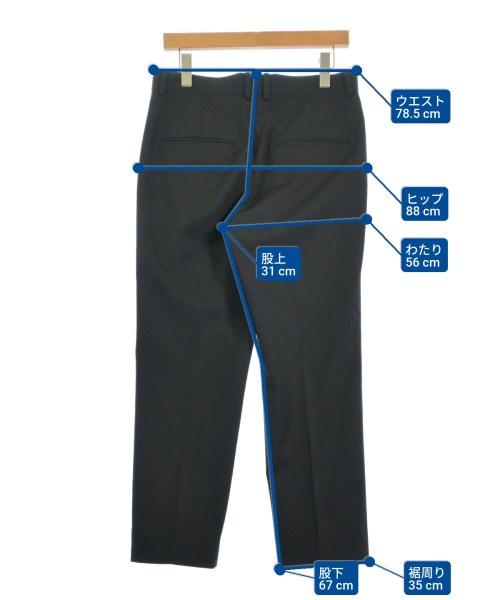 beautiful people（ビューティフルピープル）スラックス 黒 サイズ:40(M位) メンズ/2200618513055