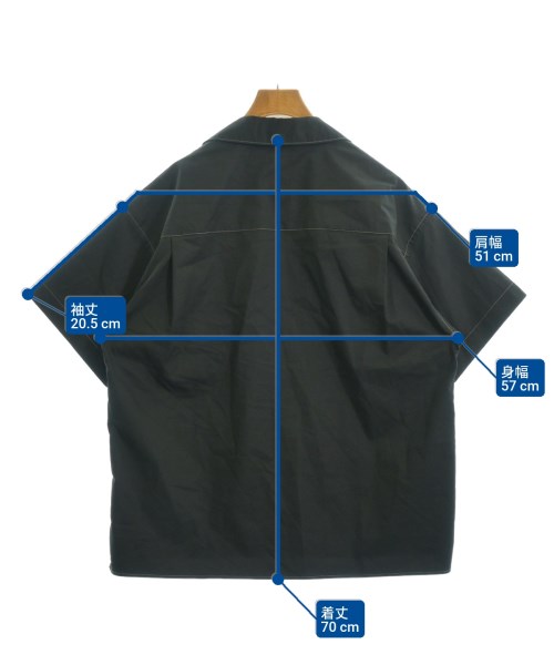 beautiful people（ビューティフルピープル）カジュアルシャツ 黒 サイズ:38(S位) メンズ/2200606664011