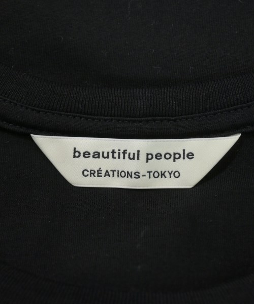beautiful people（ビューティフルピープル）Tシャツ・カットソー 黒 サイズ:170(M位) メンズ/2200620164108