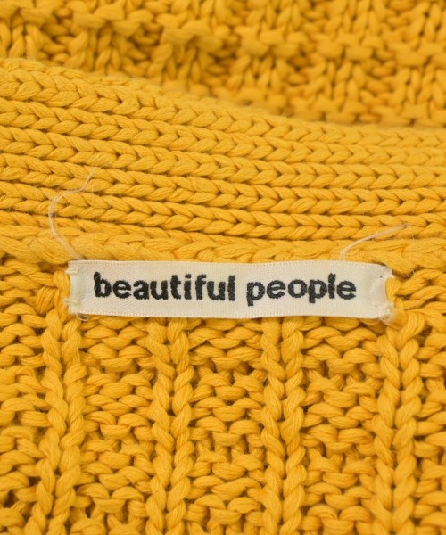 beautiful people（ビューティフルピープル）カーディガン 黄 サイズ:M メンズ/2200673567079