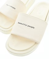 beautiful people（ビューティフルピープル）サンダル 白 サイズ:9(27cm位) メンズ/2200678510094