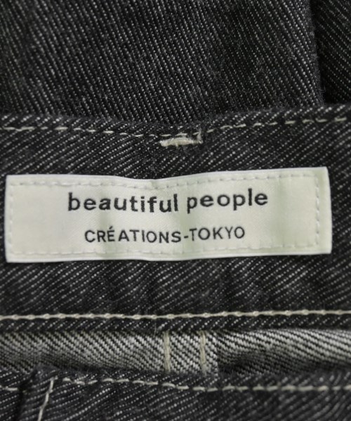 beautiful people（ビューティフルピープル）デニムパンツ 黒 サイズ:38(S位) メンズ/2200690242089