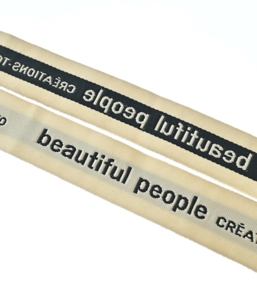 beautiful people（ビューティフルピープル）ベルト 白 サイズ:F メンズ/2200695627119