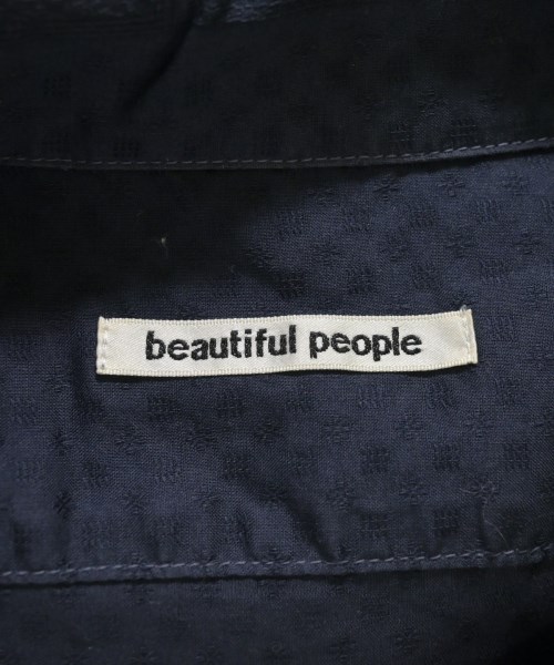 beautiful people（ビューティフルピープル）カジュアルシャツ 紺 サイズ:XS メンズ/2200698794023