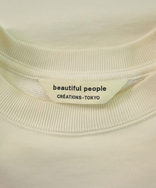beautiful people（ビューティフルピープル）Tシャツ・カットソー 白 サイズ:36(S位) メンズ/2200657294069