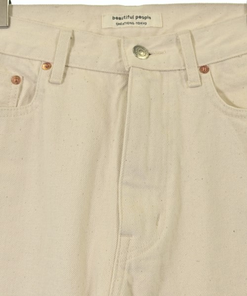 beautiful people（ビューティフルピープル）デニムパンツ 白 サイズ:38(M位) メンズ/2200661070024