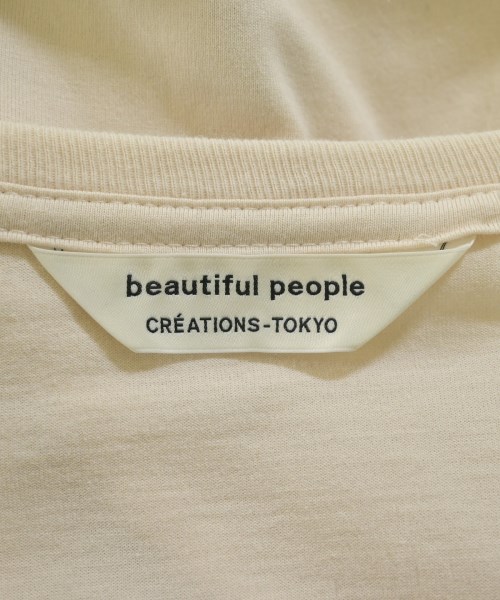 beautiful people（ビューティフルピープル）Tシャツ・カットソー 白 サイズ:170(S位) メンズ/2200647837023