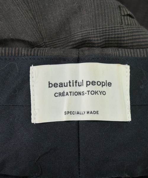 beautiful people（ビューティフルピープル）スラックス 茶 サイズ:36(S位) レディース/2200700937028