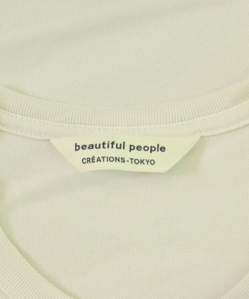beautiful people（ビューティフルピープル）Tシャツ・カットソー 白 サイズ:190(L位) メンズ/2200701144104