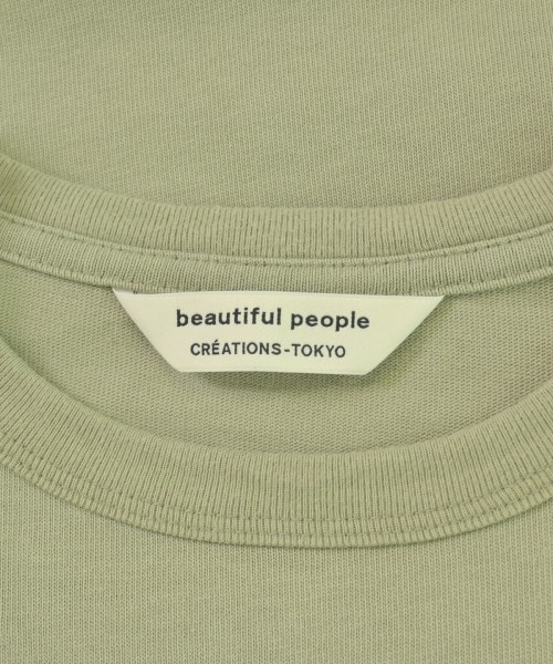 beautiful people（ビューティフルピープル）Tシャツ・カットソー カーキ サイズ:40(M位) メンズ/2200701144111