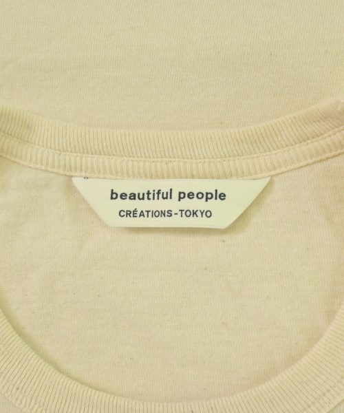 beautiful people（ビューティフルピープル）Tシャツ・カットソー ベージュ サイズ:190(L位) メンズ/2200701144159