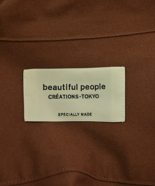 beautiful people（ビューティフルピープル）カジュアルシャツ 茶 サイズ:F メンズ/2200705261364