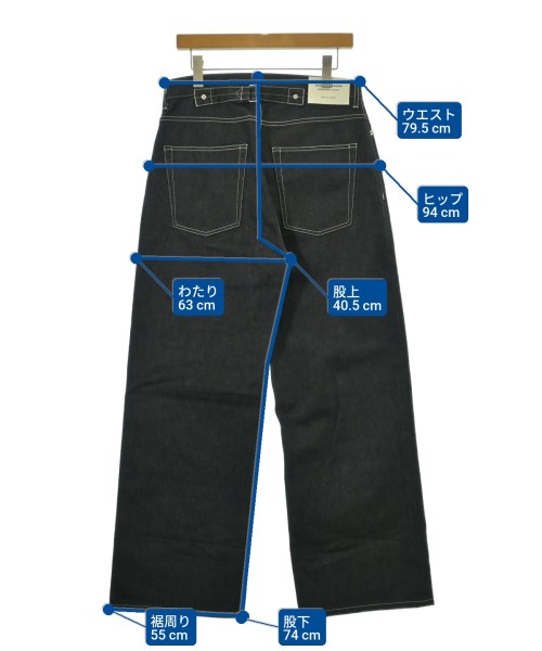 beautiful people（ビューティフルピープル）デニムパンツ 黒 サイズ:40(M位) メンズ/2200667028012