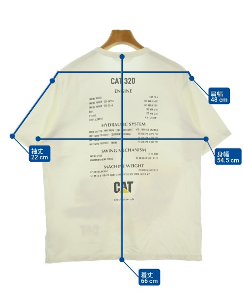 beautiful people（ビューティフルピープル）Tシャツ・カットソー 白 サイズ:-(M位) メンズ/2200732319021