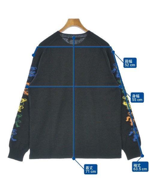 beautiful people（ビューティフルピープル）ニット・セーター 黒 サイズ:190(L位) メンズ/2200736303040