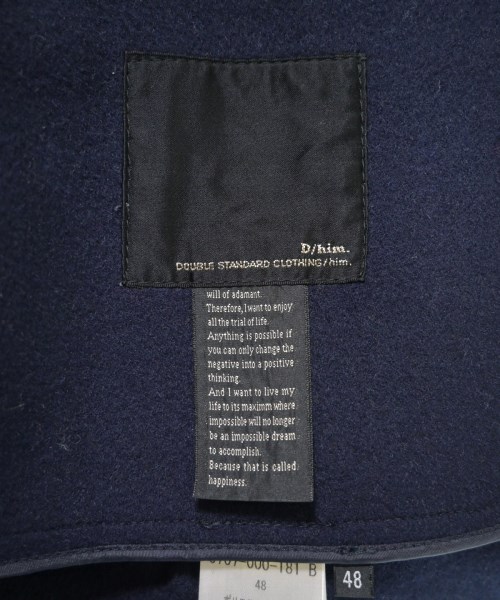 DOUBLE STANDARD CLOTHING（ダブルスタンダードクロージング）コート 紺 サイズ:48(L位) メンズ/2200661625309