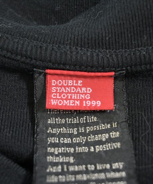 DOUBLE STANDARD CLOTHING（ダブルスタンダードクロージング）Tシャツ・カットソー 黒 サイズ:F メンズ/2200685021040
