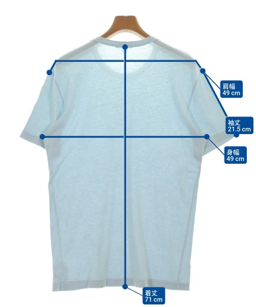 JAMES PERSE（ジェームスパース）Tシャツ・カットソー 青 サイズ:1(M位) メンズ/2200554463070