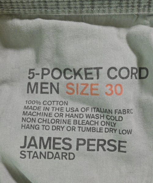 JAMES PERSE（ジェームスパース）その他 緑 サイズ:30(M位) メンズ/2200621954036