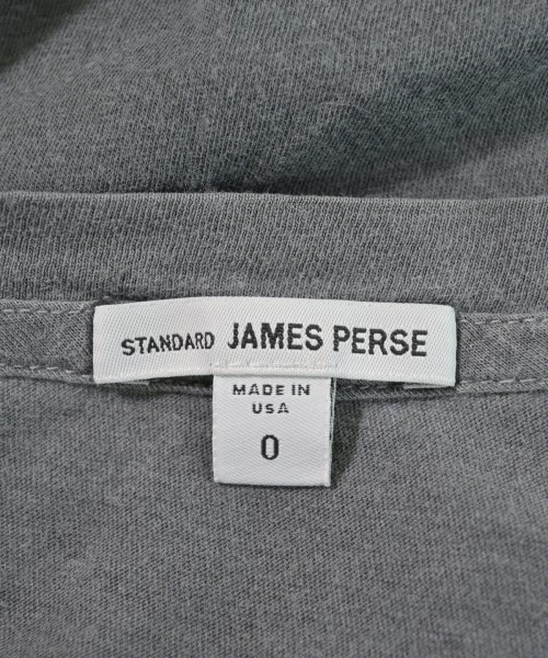 JAMES PERSE（ジェームスパース）Tシャツ・カットソー グレー サイズ:0(S位) メンズ/2200626834081