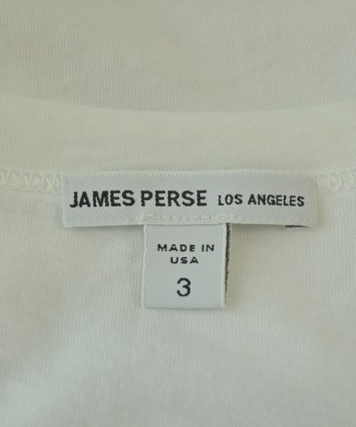 JAMES PERSE（ジェームスパース）Tシャツ・カットソー 白 サイズ:3(XL位) メンズ/2200672342943