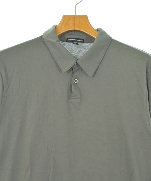 JAMES PERSE（ジェームスパース）ポロシャツ カーキ サイズ:0(S位) メンズ/2200679187110